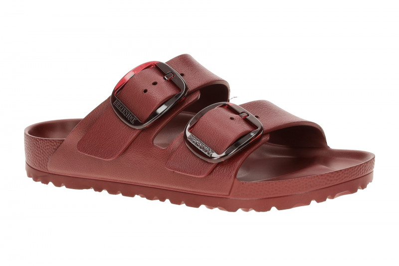 Birkenstock Arizona Big Buckle Pantolette rot SCHMAL EVA