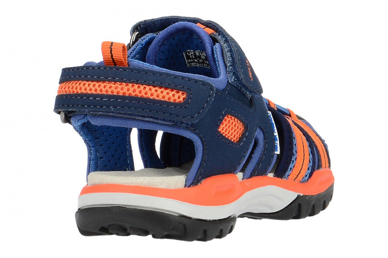 Geox Kinder Sandale blau orange Wassertauglich