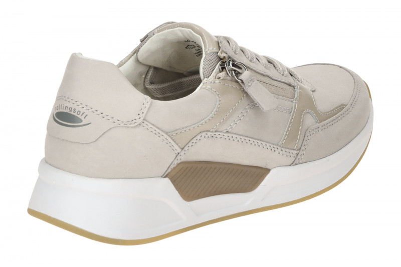 Gabor RollingSoft Schuhe grau puder Nubuck 86.958.31