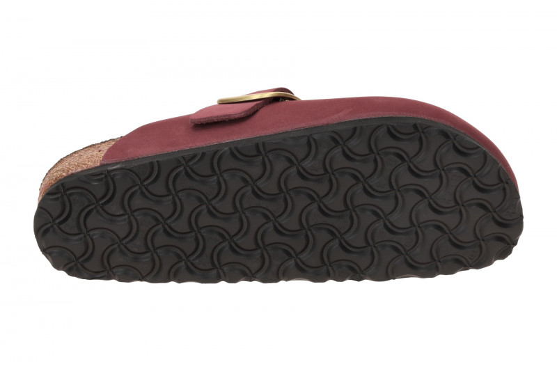 Birkenstock Boston Big Buckle Clogs Pantoletten berry rot SCHMAL 1028058