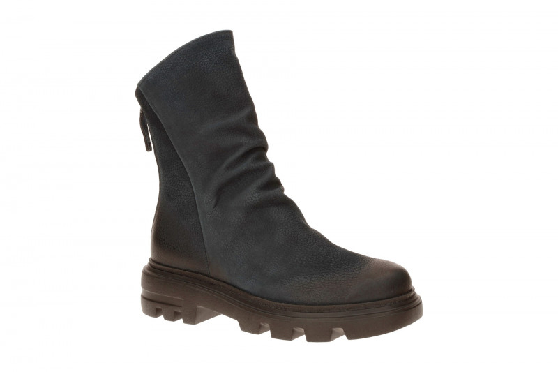 Paul Green Stiefelette blau ocean Nubuck 8253