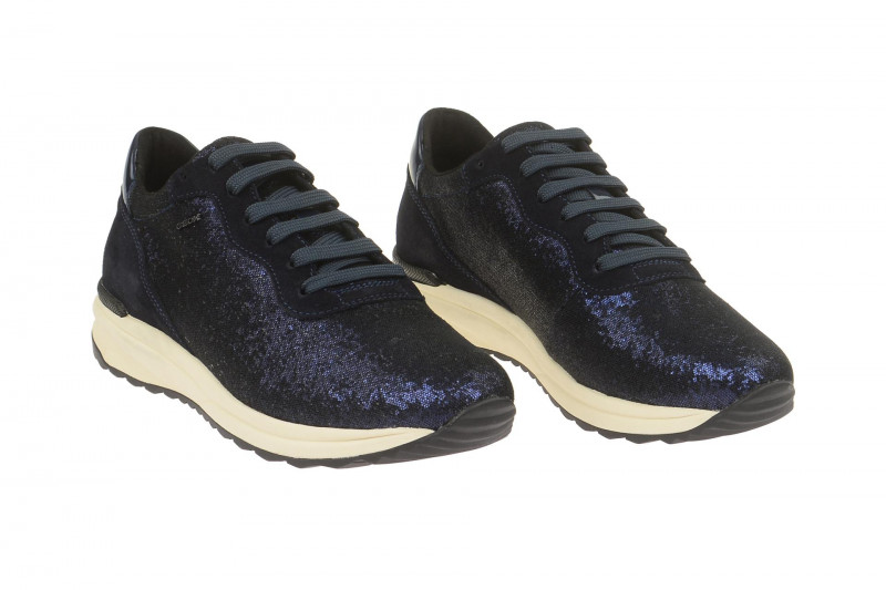 Geox Respira Airell B Sneakers in schwarz blau Damenschuhe