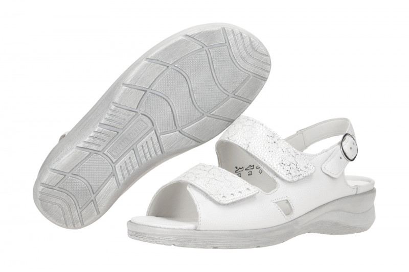 Waldläufer Merle Sandale weiß offwhite M-Weite