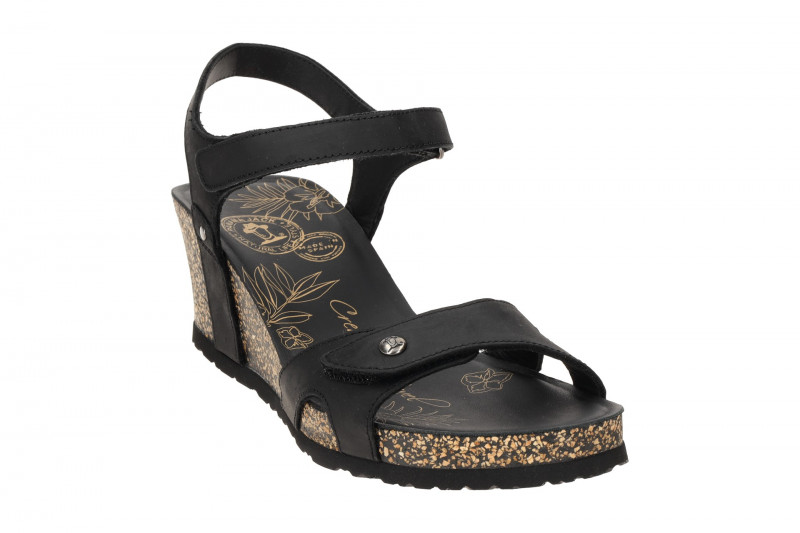 Panama Jack Julia Basics B1 Keil Sandale schwarz