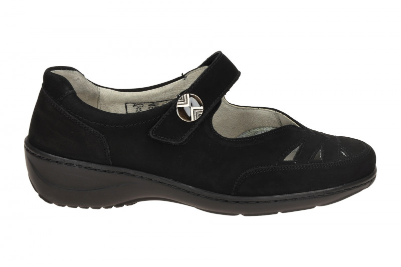 Waldläufer Kya Mary-Jane Schuhe schwarz K-Weite 607309