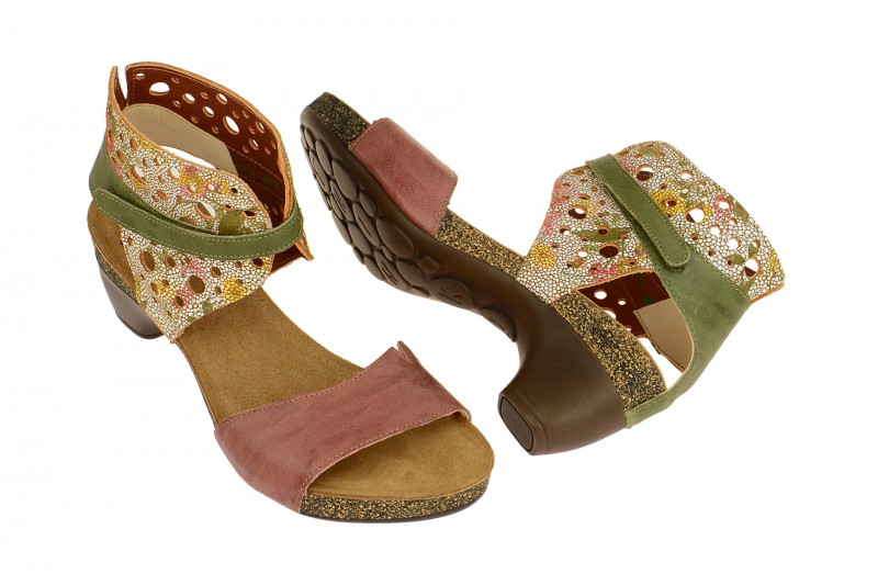 Think Traudi Sandalen braun grün effekt