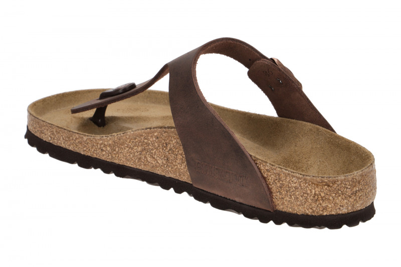 Birkenstock Gizeh Pantolette braun Normal-Weit 743831