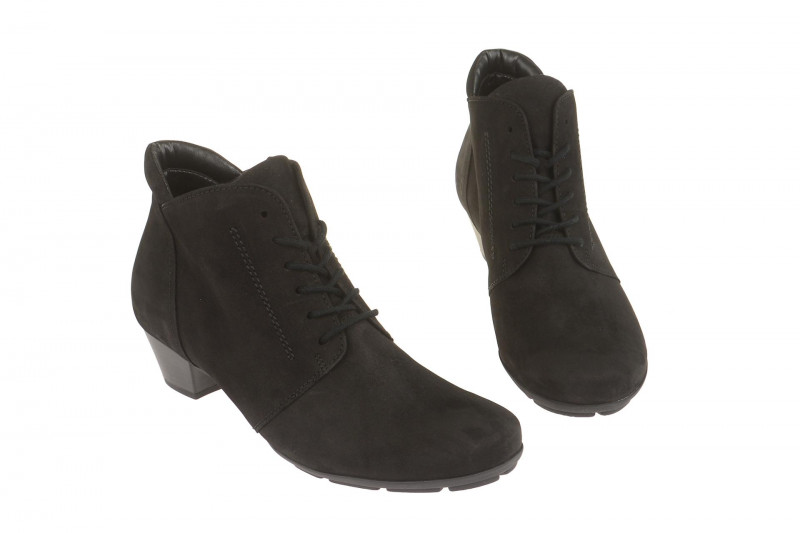 Gabor Stiefelette schwarz Nubuck 35.631.17