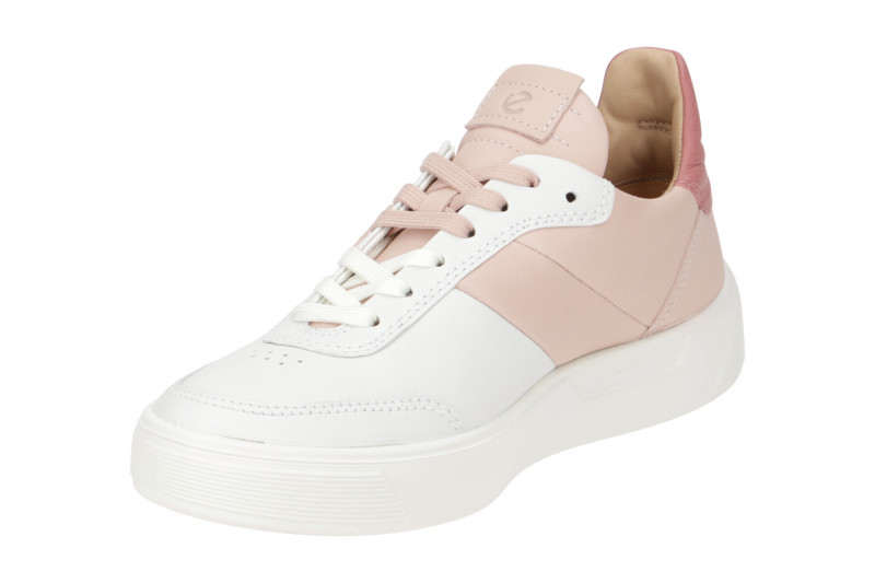 ecco Street Tray Schuhe Sneaker weiß rosa 291183