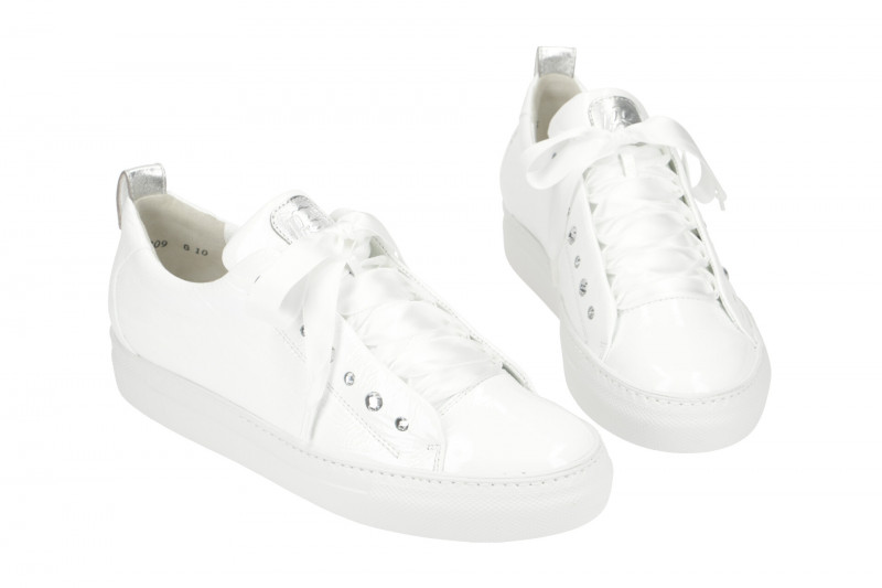 Paul Green Sneaker Schuhe weiß Lack 4645