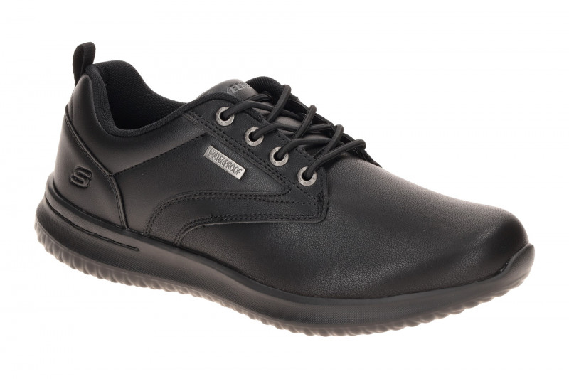 Skechers Delson Schuhe schwarz Waterproof 65693