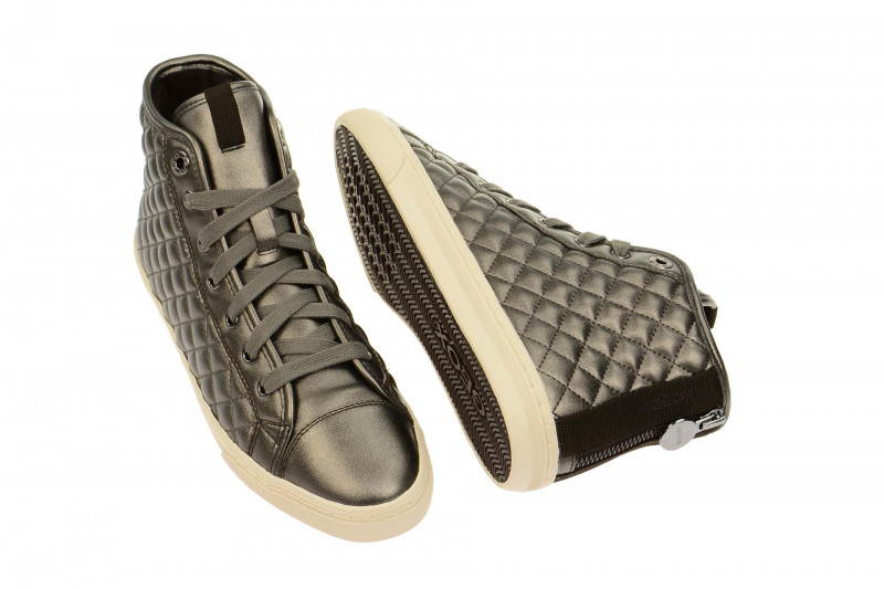 Geox New Club Stiefelette grau metallic D4258A