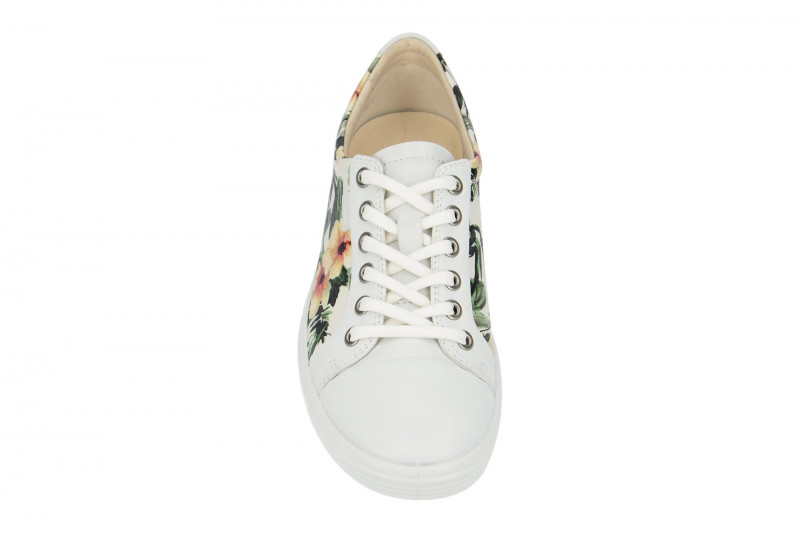 Ecco Schuhe Soft 7 weiß Blumen Print