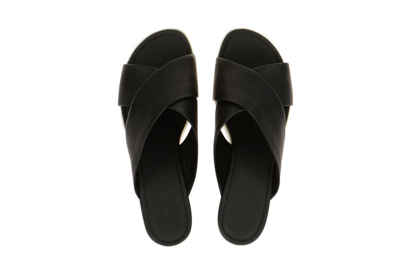 Ecco Plateau Pantolette Touch schwarz - 26030311001