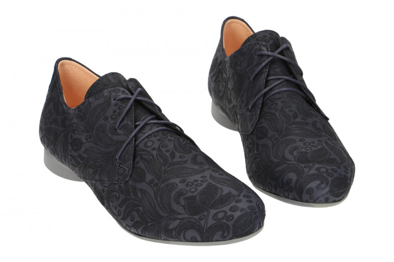 Think Guad Schnür Schuhe blau laser 4-84936-87