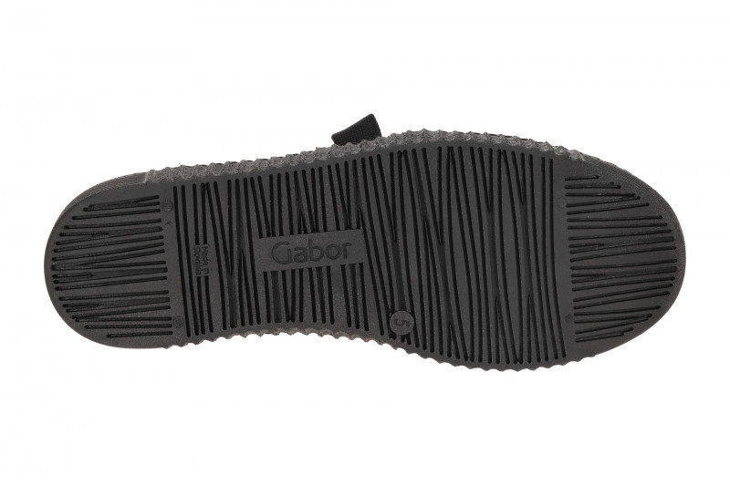 Gabor Schuhe schwarz Lack Slipper 73.333.97