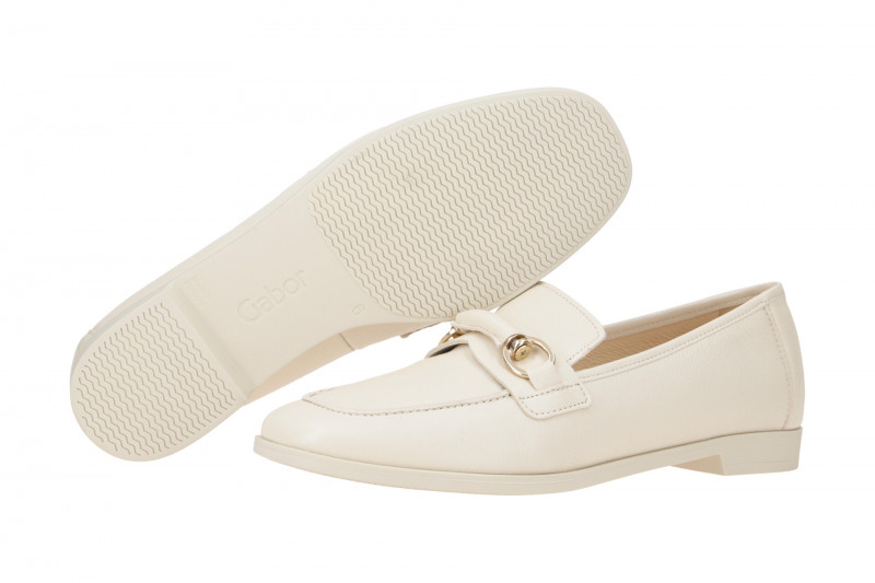 Gabor Schuhe Slipper beige Nappa 25.263.22
