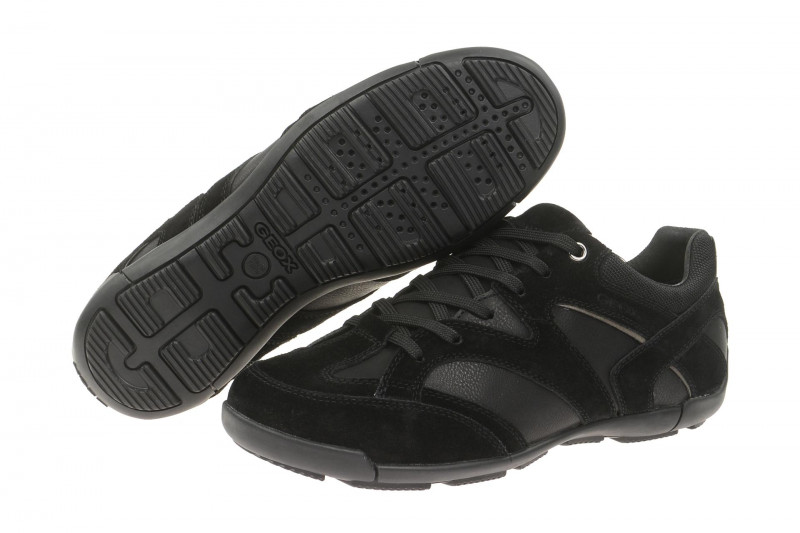 Geox Cart Schuhe schwarz Sneaker U34S4T