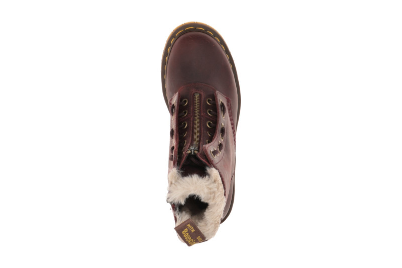 Dr. Martens 1460 Serena Zip Stiefel rot Warmfutter