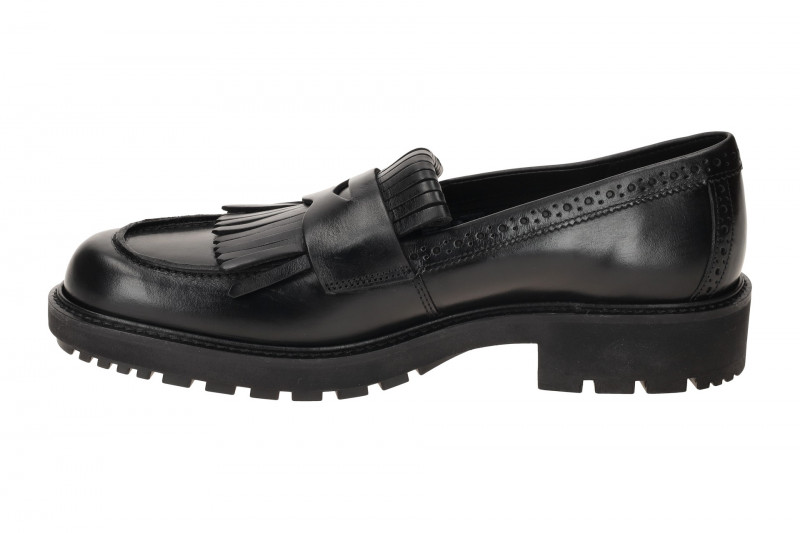 Ecco Metropole Oslo Slipper Schuhe schwarz Loafer 232853