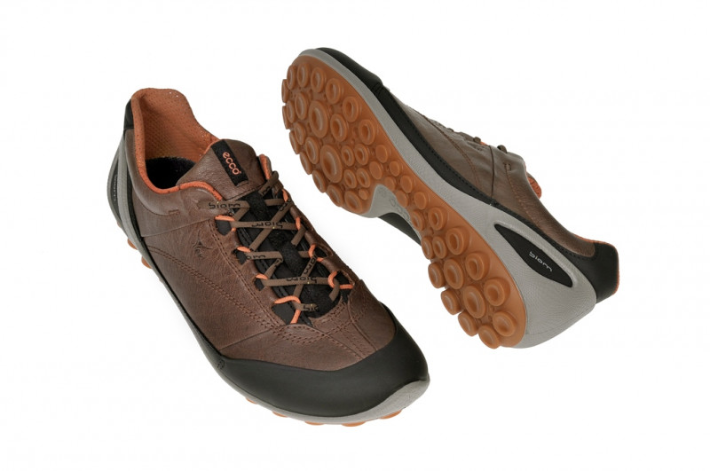 Ecco Biom Zero Schuhe in schwarz braun Yak-Leder Halbschuhe