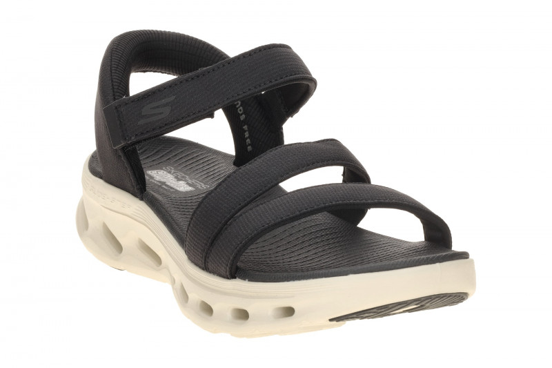 Skechers Sandalen Go Walk Gliede Step schwarz Slip-Ins 141269