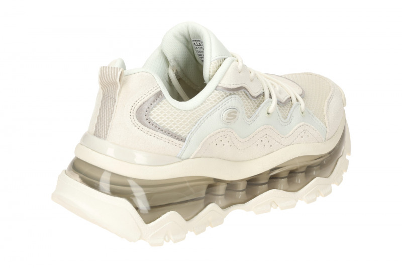 Skechers Uno Chaos Schuhe weiß beige Chunky Sneakers 177935