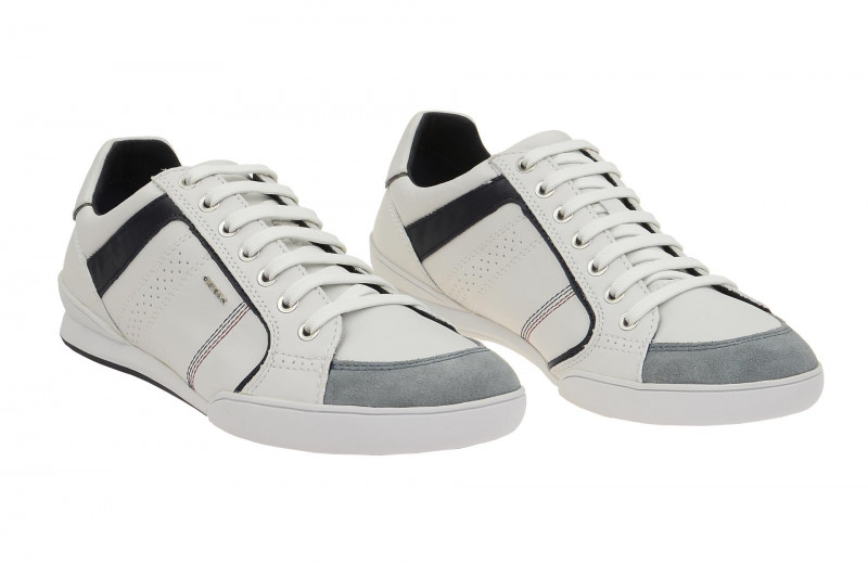 Geox Respira Kristof A Sneakers in weiß Herren Halbschuhe