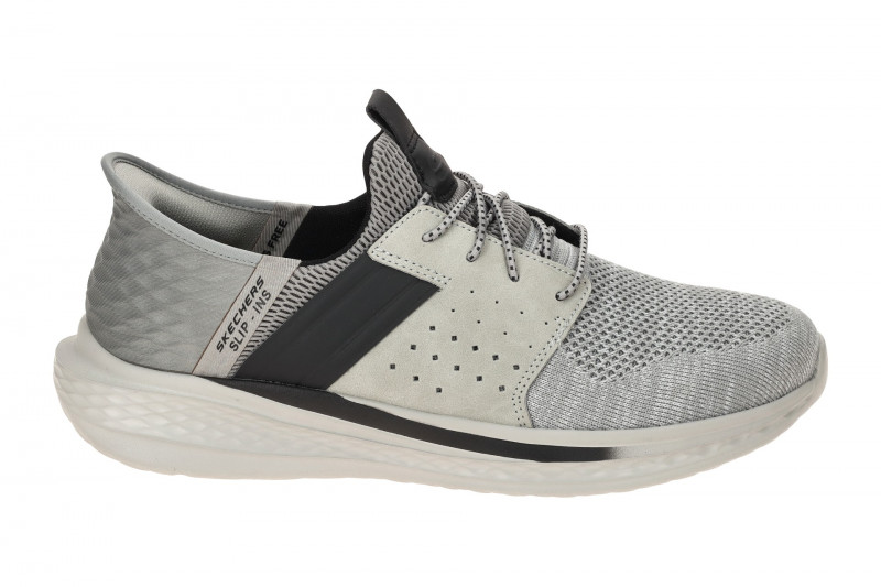 Skechers Slade Slipper Schuhe grau Slip-Ins 210811