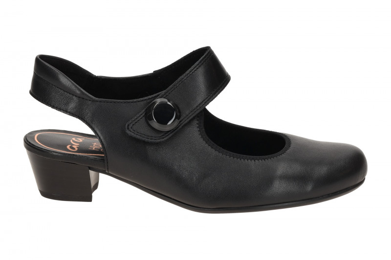 ARA Catania Sling Pumps schwarz H-Weite 12-63613