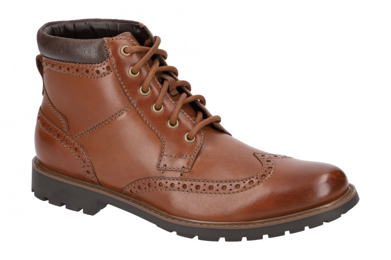 Clarks Curington Rise Stiefel braun