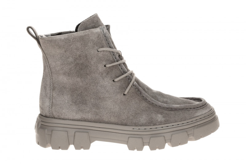 Paul Green Stiefel Boots grau Velour Mokassin 5499