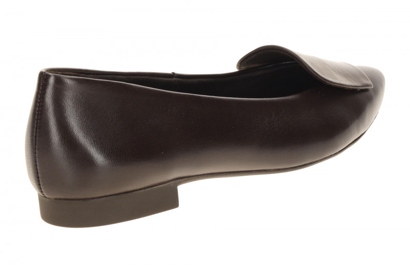 Paul Green Ballerinas braun mocca Leder-Kappe 3792