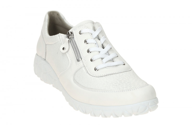 Waldläufer Havy Soft Schuhe weiß H-Weite OrthoTritt H89001