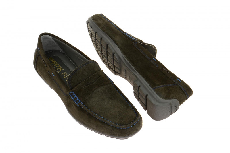 Geox Monet Mokassin Slipper grau mud