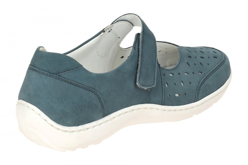 Waldläufer Henni Mary-Jane Schuhe blau denim 496325