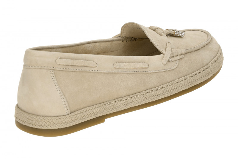 Gabor Slipper Mokassin beige Bootsschuh 85.223.12
