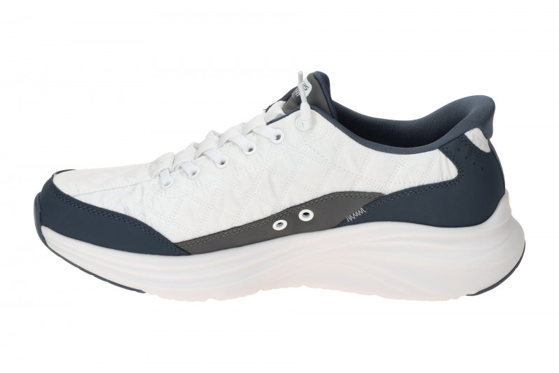 Skechers Contour Foam Schuhe weiß blau Slip-Ins 232619