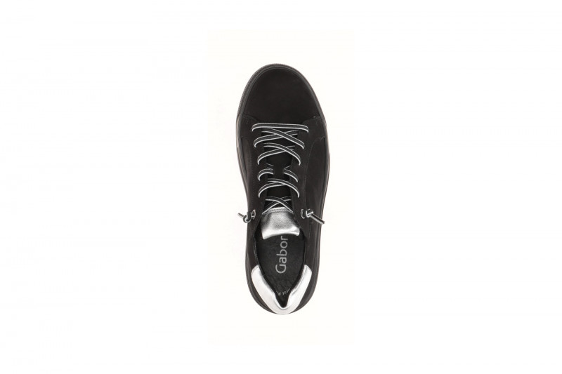 Gabor Schuhe Sneakers schwarz Nubuck 53.212.17