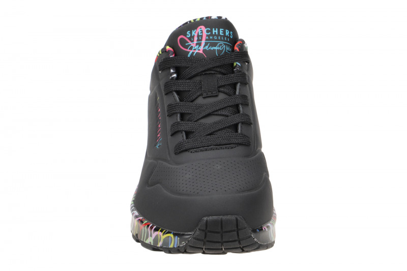 Skechers Uno Schuhe schwarz Lovewall 155506