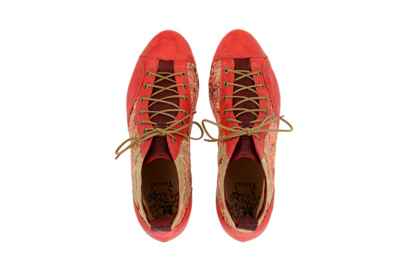 Think Guad Stiefelette rot chilli