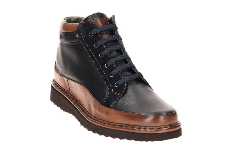 Galizio Torresi Stiefelette blau navy braun 620448