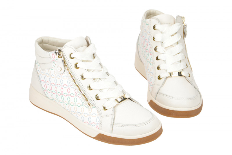 ARA Rom Schuhe Sneaker creme weiß multi 12-44499