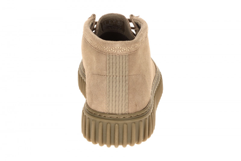 Clarks Torhill Hi Schuhe grau stone Velour 26327244