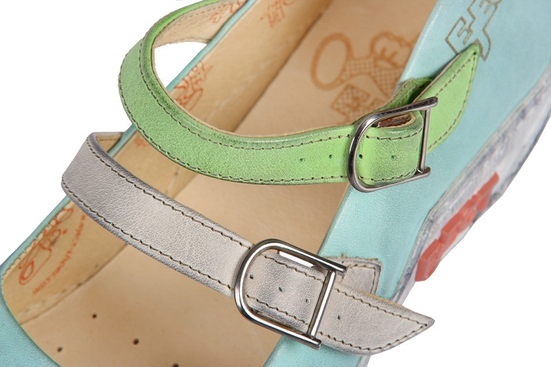 Eject Diamante Schuhe E-14415 hellblau