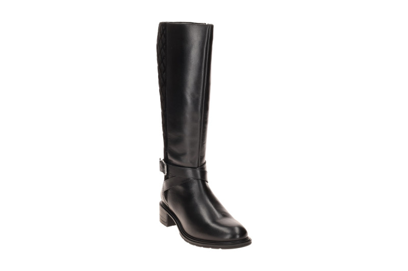 ARA Parker Stiefel schwarz Schaftweite L Biker Stil 12-26119