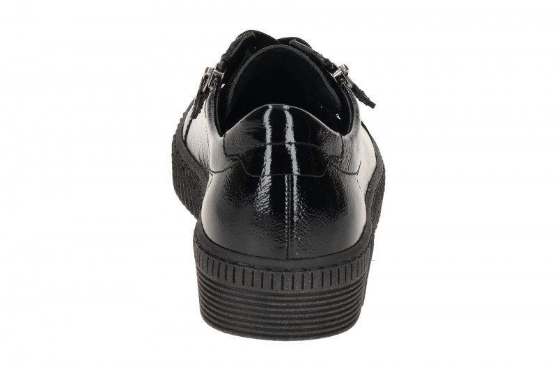 Gabor Schuhe Sneakers schwarz Lack 73.334.97