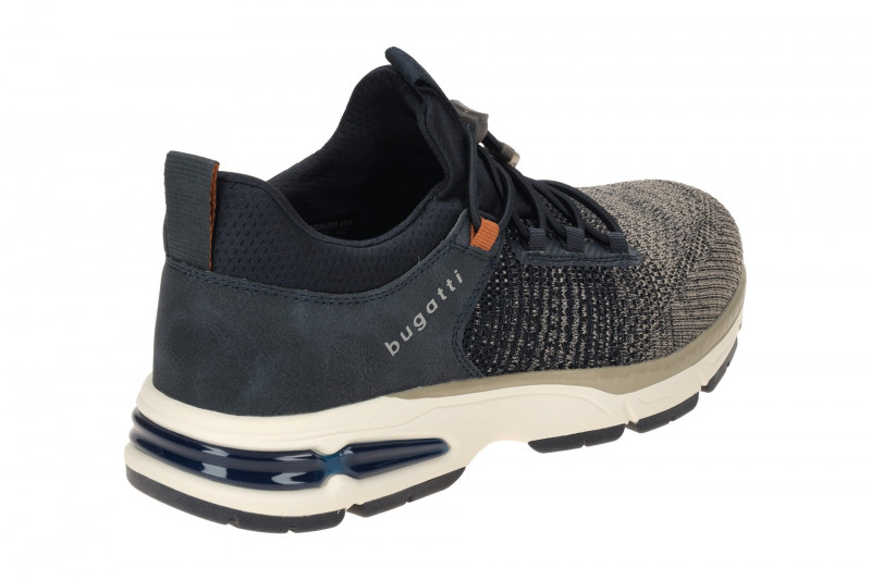 bugatti Parry Schuhe Sneakers blau grau Gummizug AOX60