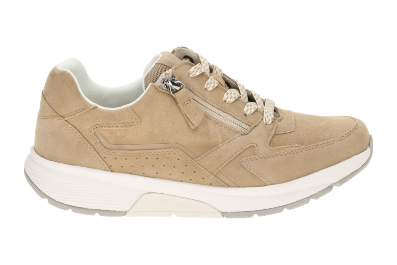 Gabor RollingSoft Schuhe beige sand Samt 86.878.30