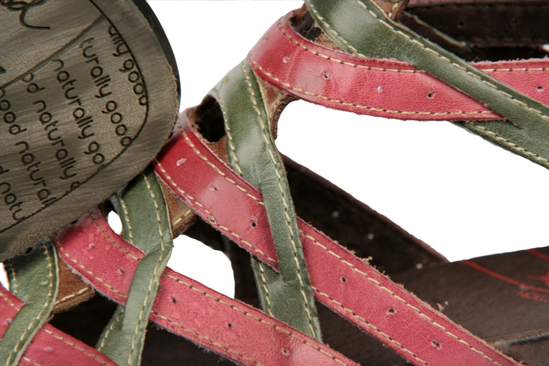 Pikolinos Alcudia rot grün 816-8268 Sandaletten